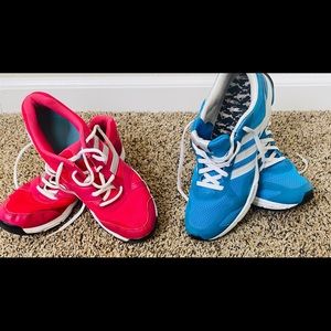 2 Pair of Women Adidas Tennis Shoes for 1 Price
